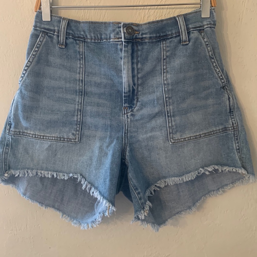 Aerie denim shorts size L